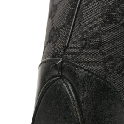 Gucci Monogram Jackie O Hobo Black 11 of 16