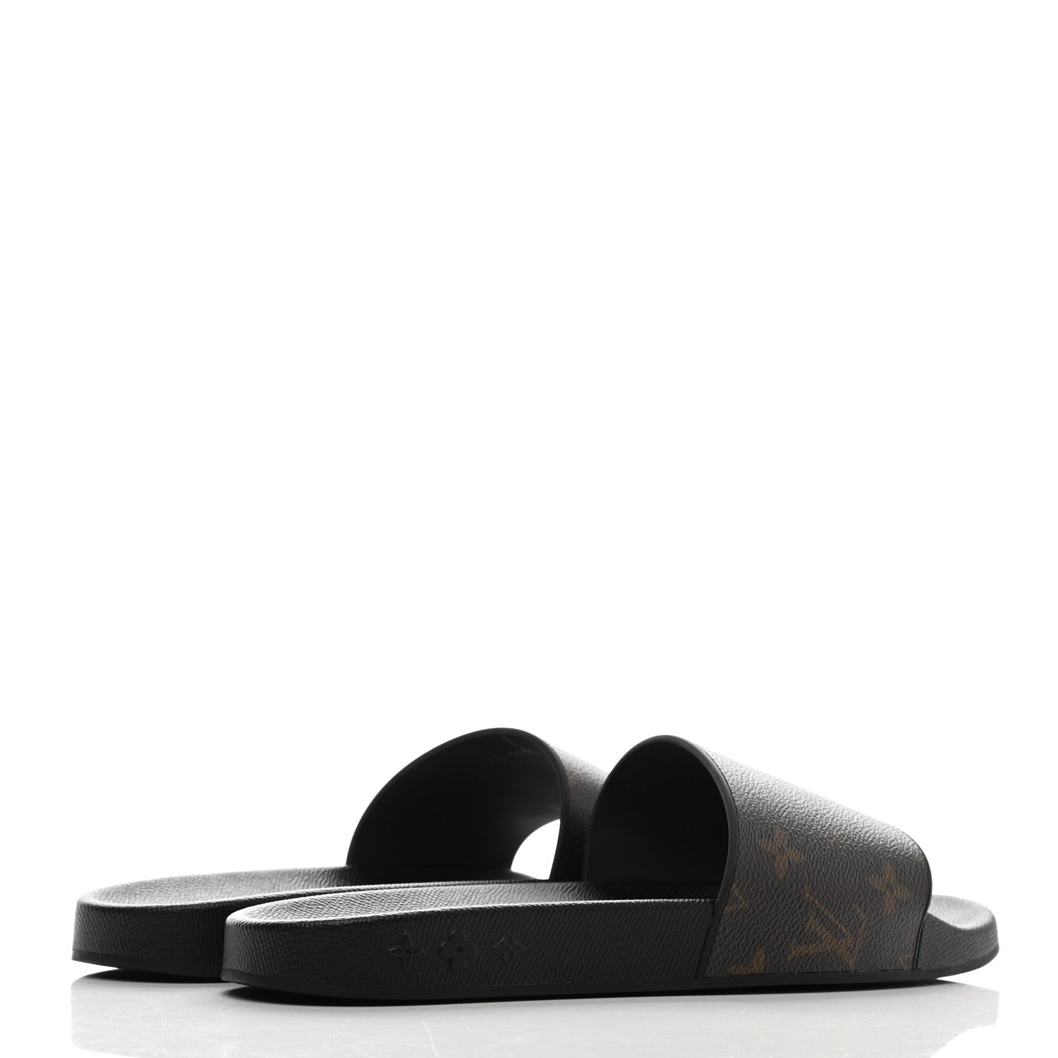 Louis Vuitton Rubber Monogram Mens Waterfront Mules 8 Macassar 4 of 8