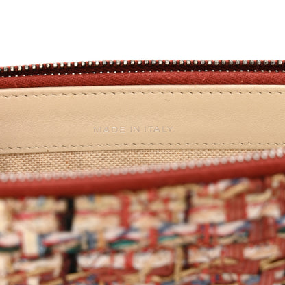 Chanel Tweed Calfskin Small Gabrielle Clutch With Chain Red 10 of 14