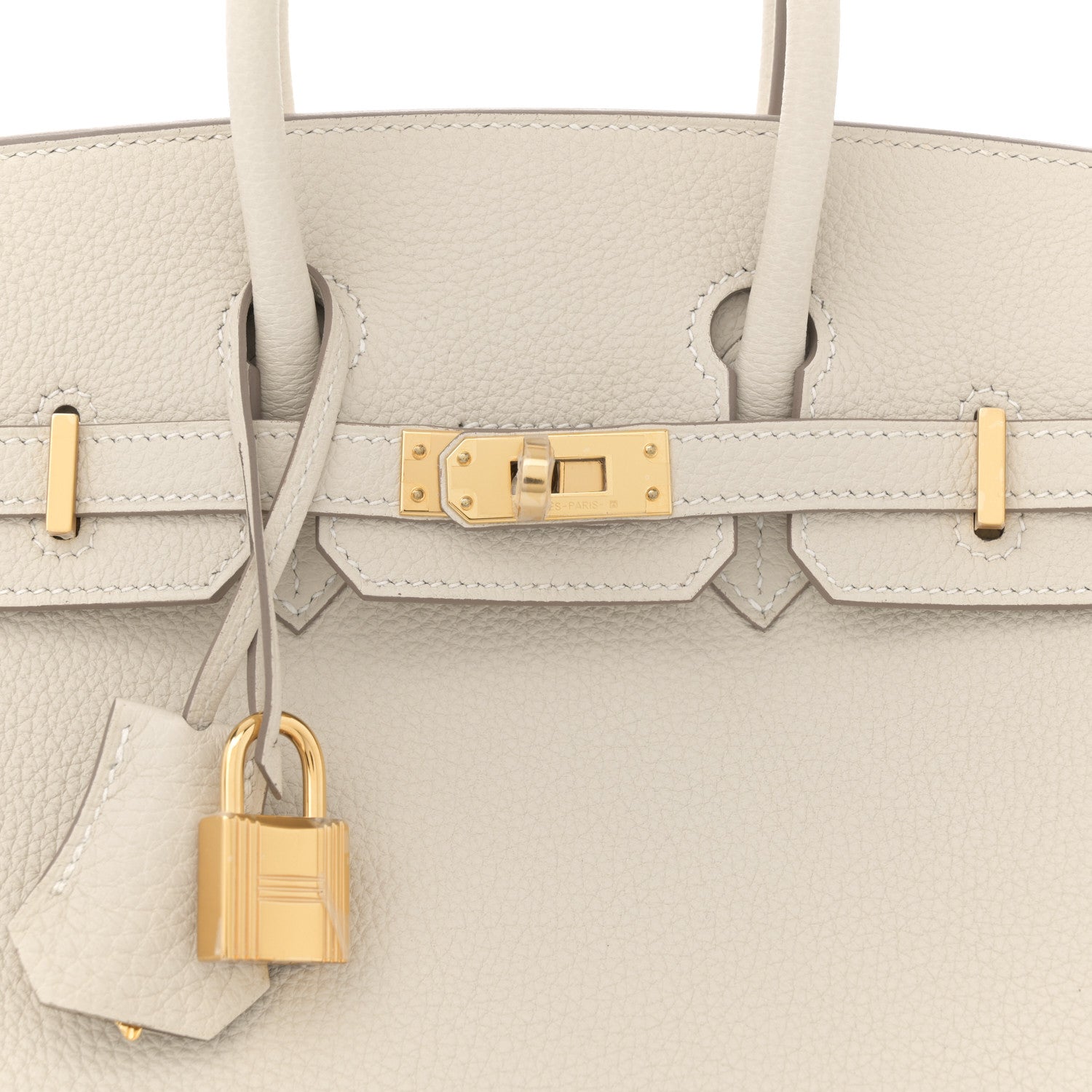Hermes Togo Birkin 25 Craie 6 of 9