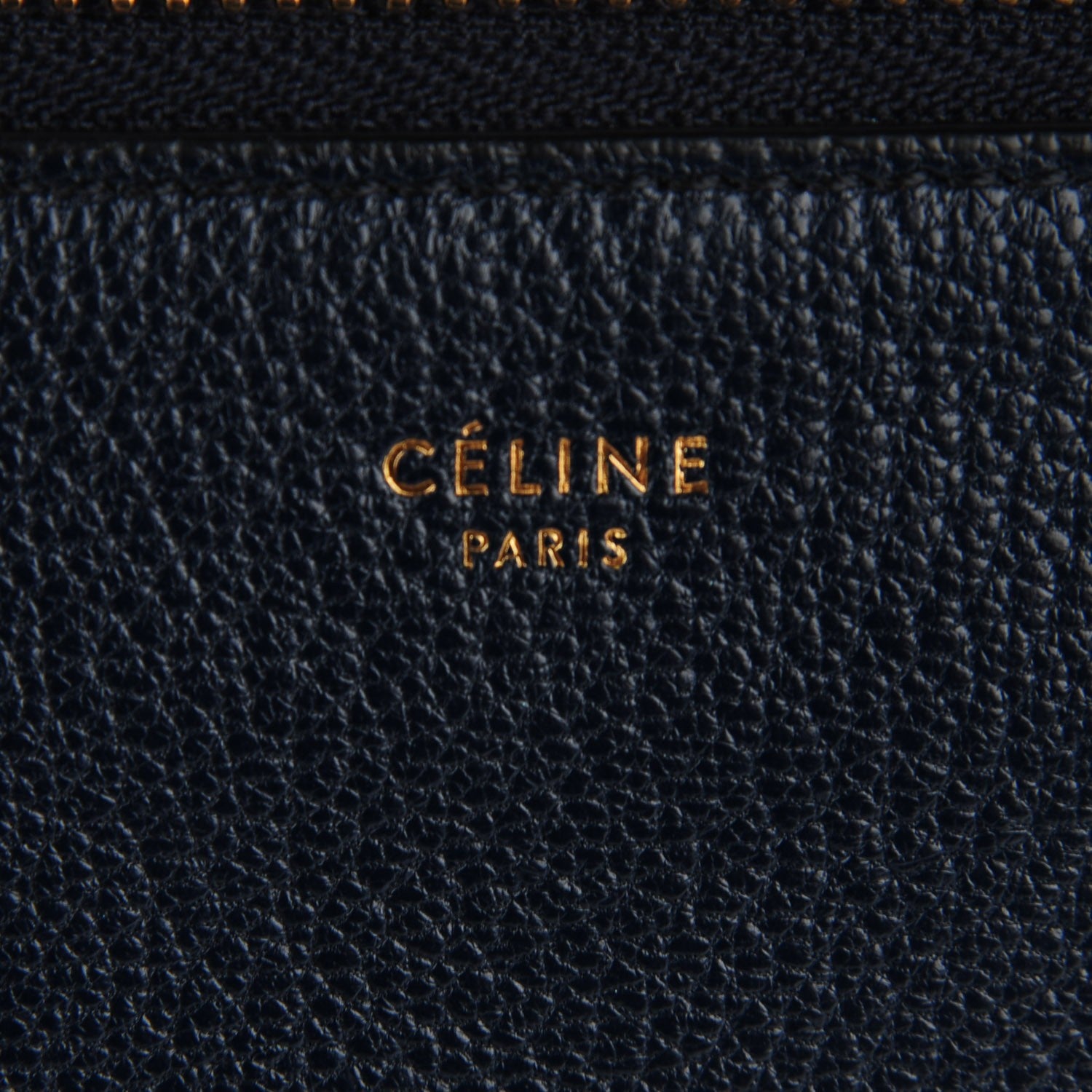 Celine Goatskin Large Trio Crossbody Dark Blue 6 of 8
