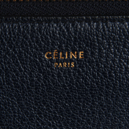 Celine Goatskin Large Trio Crossbody Dark Blue 6 of 8