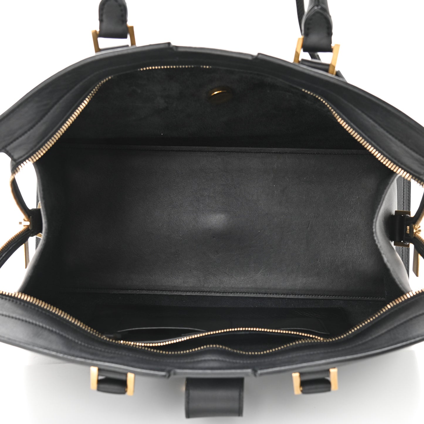 Calfskin Medium Classic Y Cabas Black