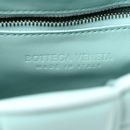 Bottega Veneta Lambskin Maxi Intreccio Padded Chain Cassette Crossbody Bag Spearmint 6 of 9