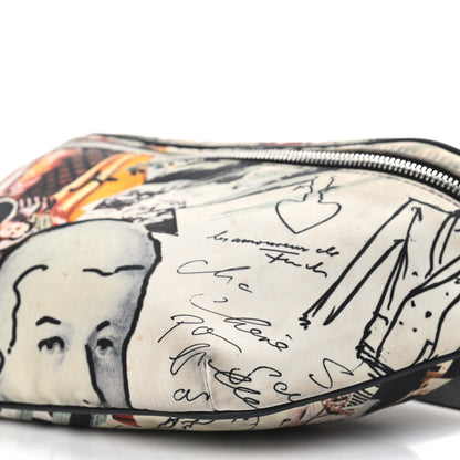 Fendi Nylon Karl Kollage Belt Bag Multicolor 7 of 14
