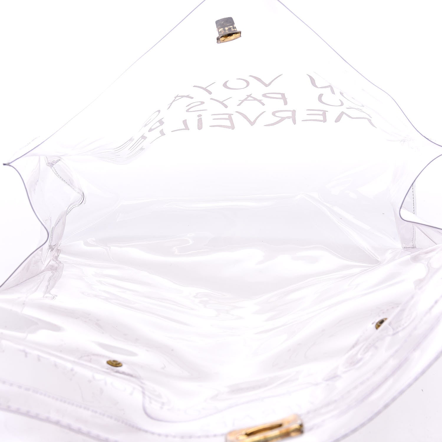 Hermes Vinyl Souvenir De L'Exposition Kelly Transparent 5 of 16