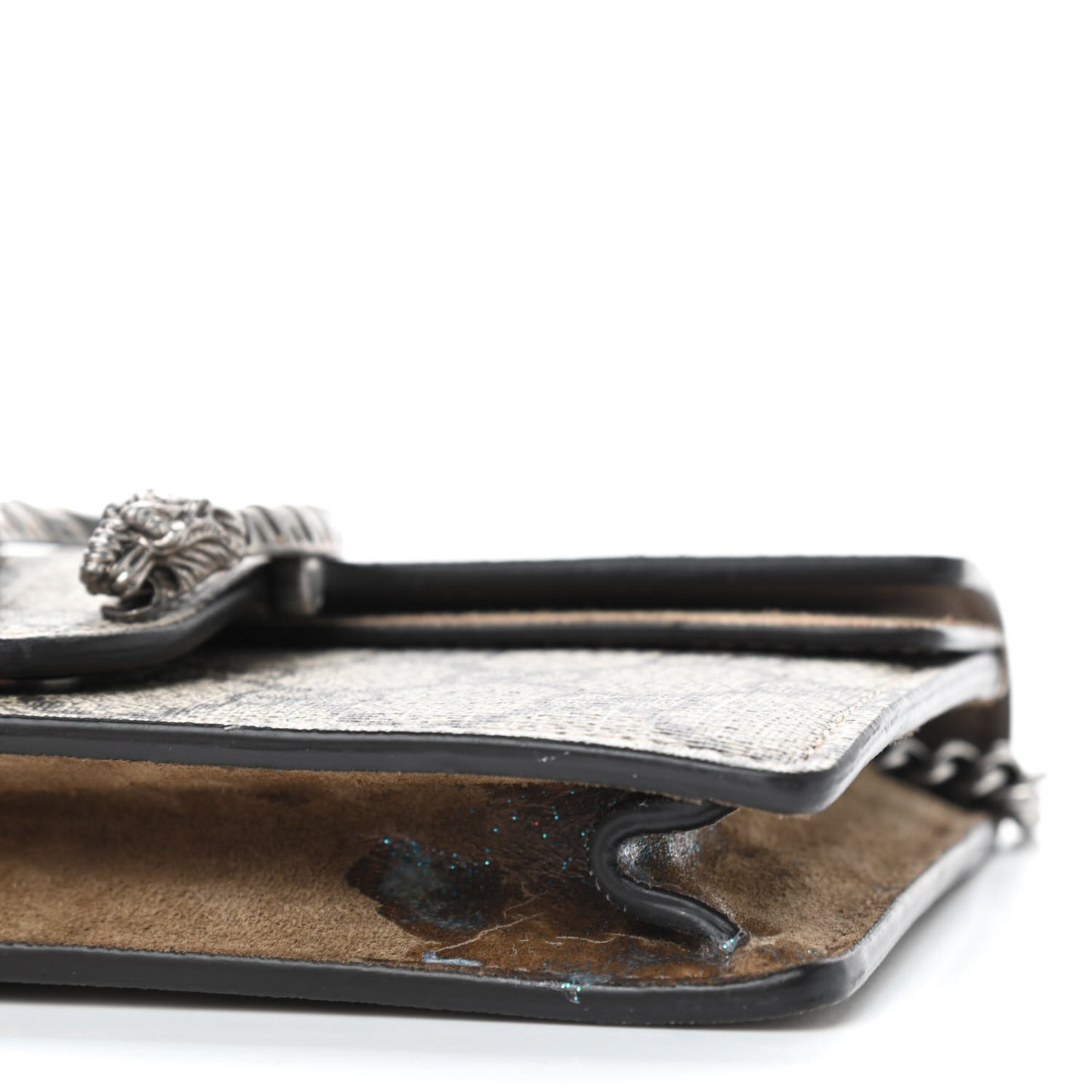 GG Supreme Monogram Super Mini Dionysus Shoulder Bag Taupe