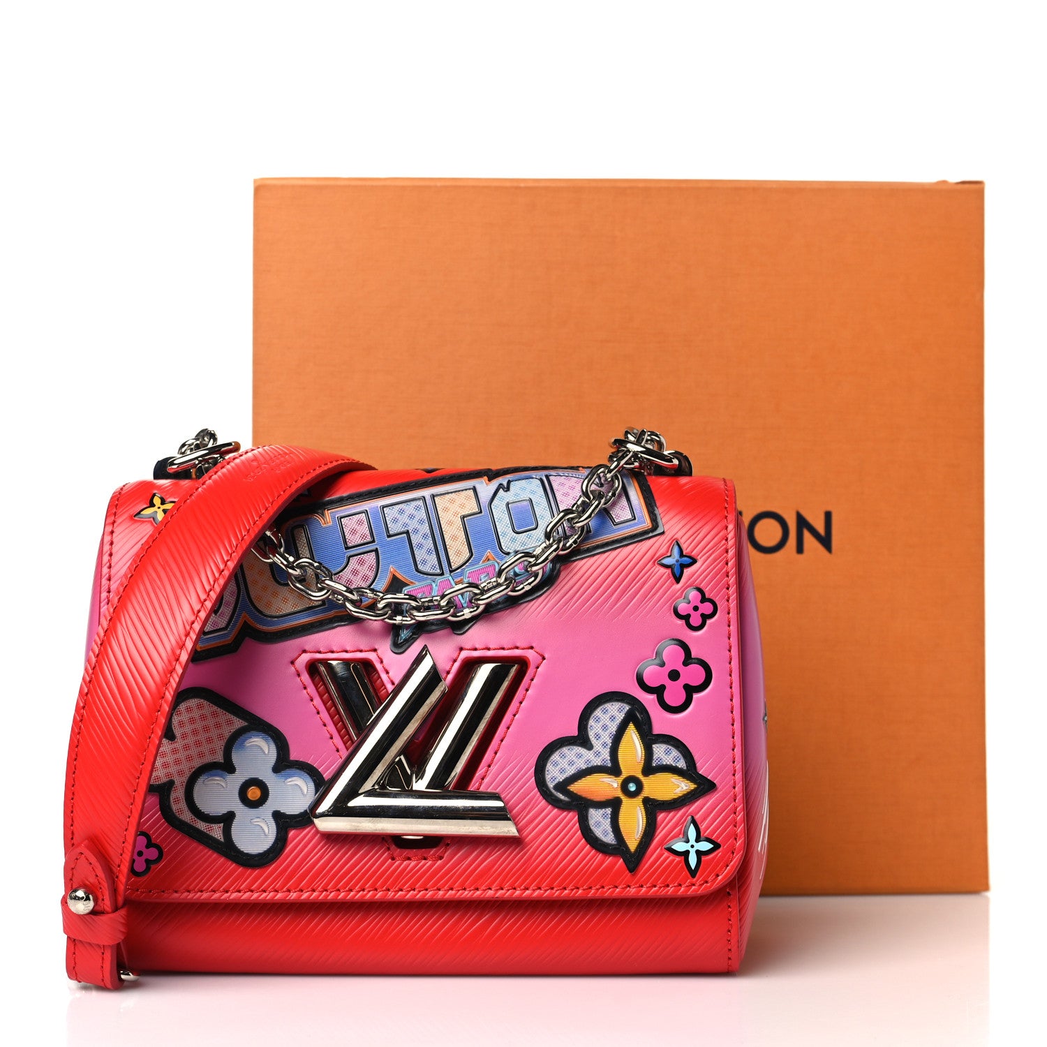 Louis Vuitton Epi Kawai Blossom Twist Shoulder Bag Coquelicot 11 of 11