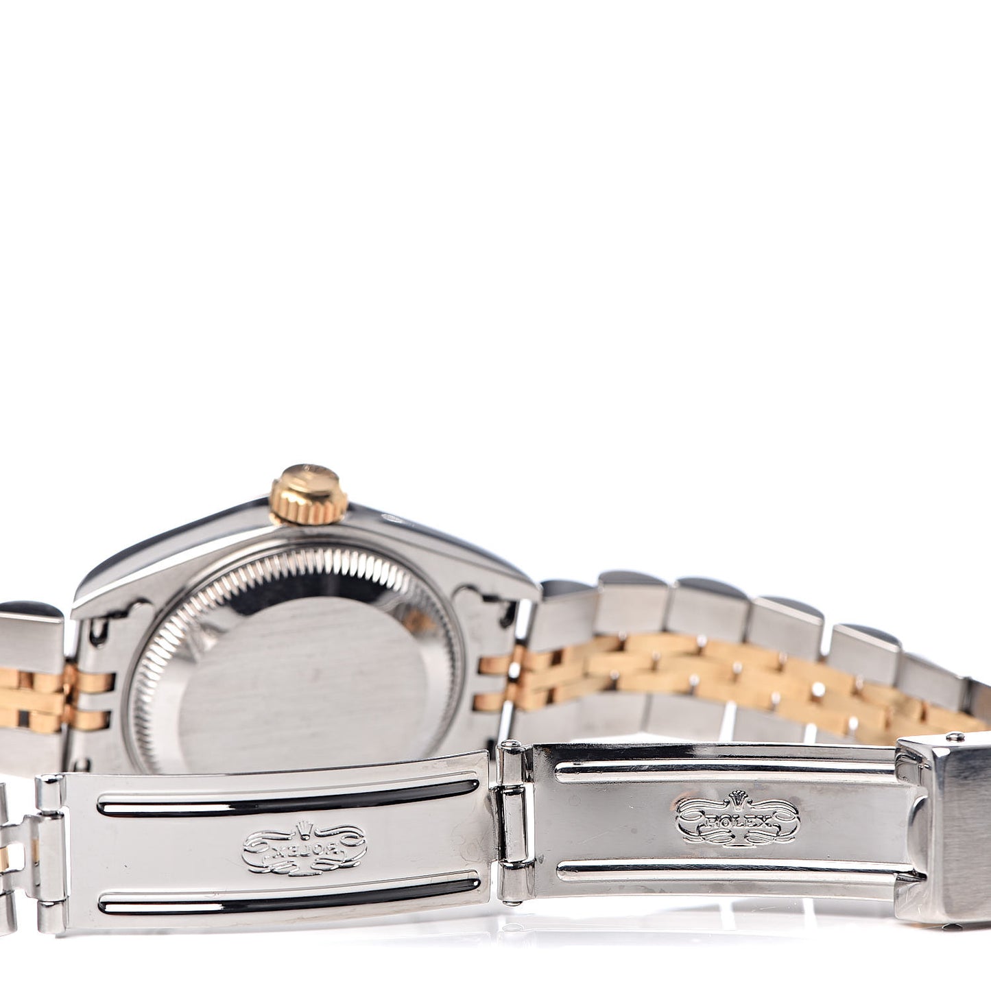 Stainless Steel 18K Yellow Gold 26mm Oyster Perpetual Datejust Watch Champagne 69173