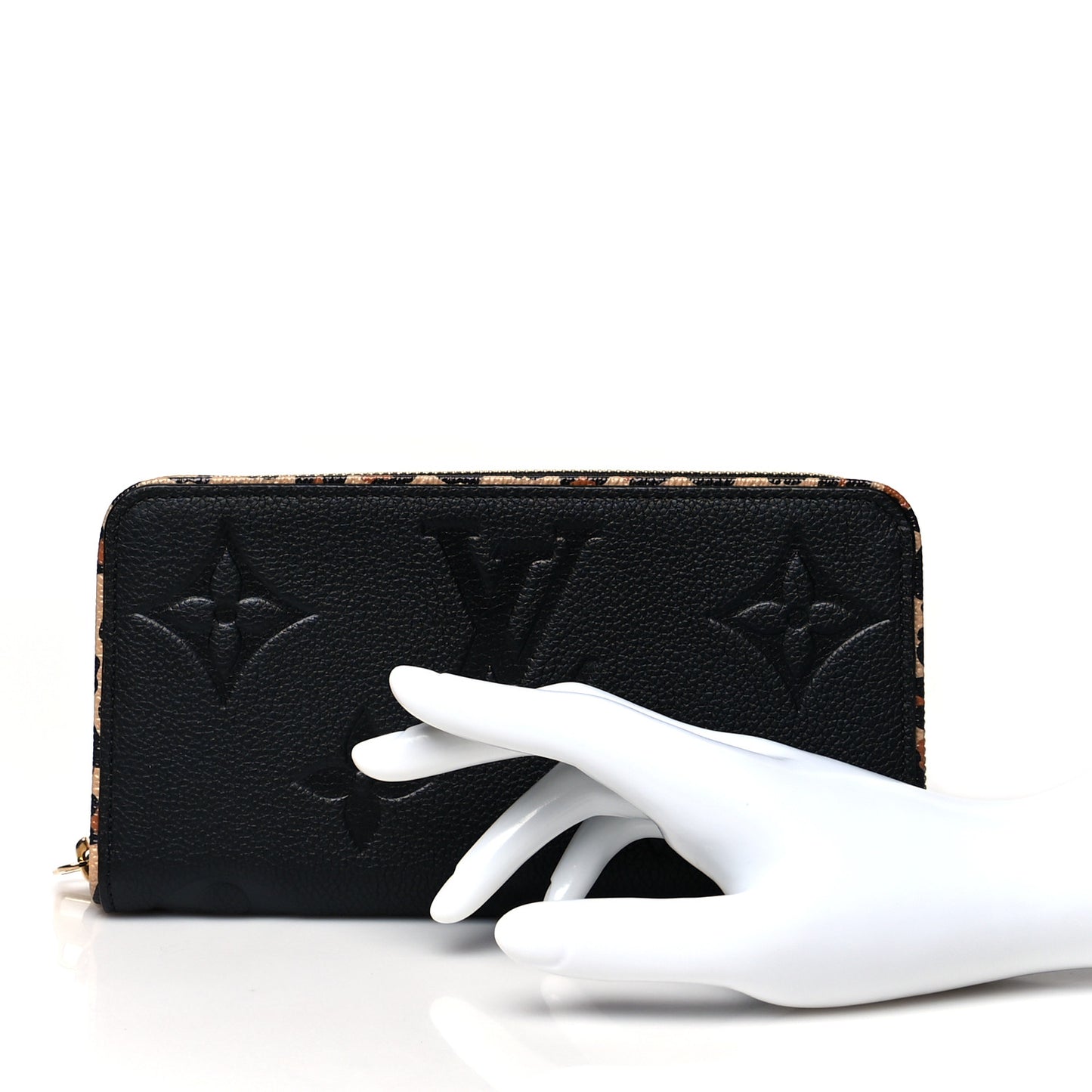 Empreinte Monogram Giant Wild At Heart Zippy Wallet Black