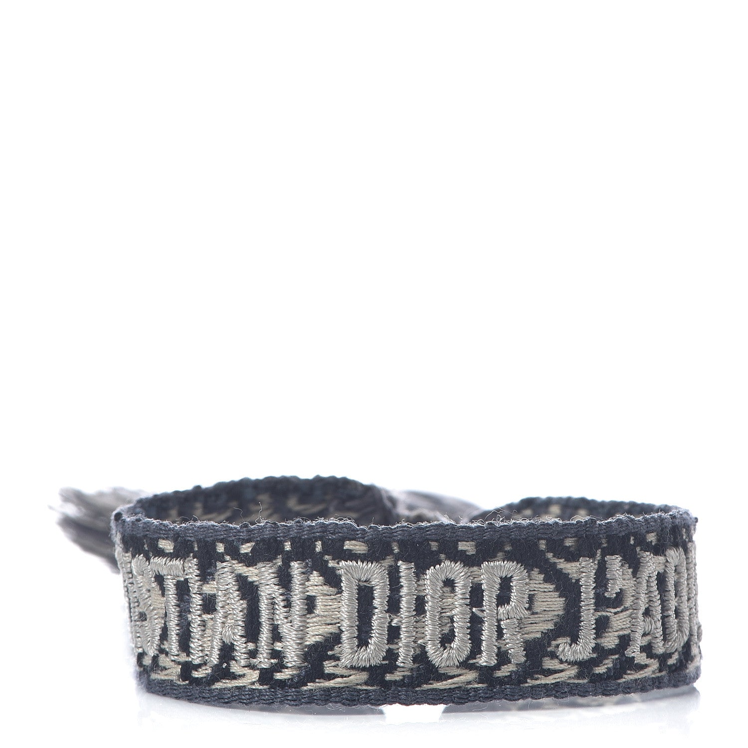 Christian Dior Woven Cotton J'Adior Friendship Bracelet Blue 1 of 6