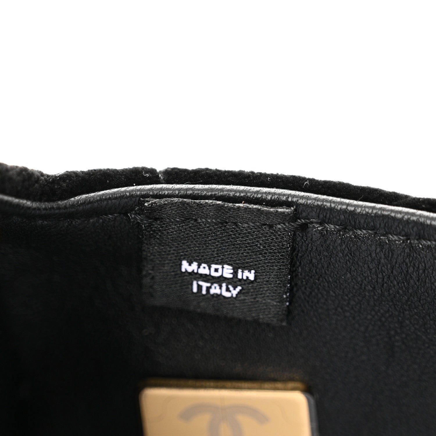 Chanel Velvet Quilted Mini Top Handle Flap Black 8 of 11