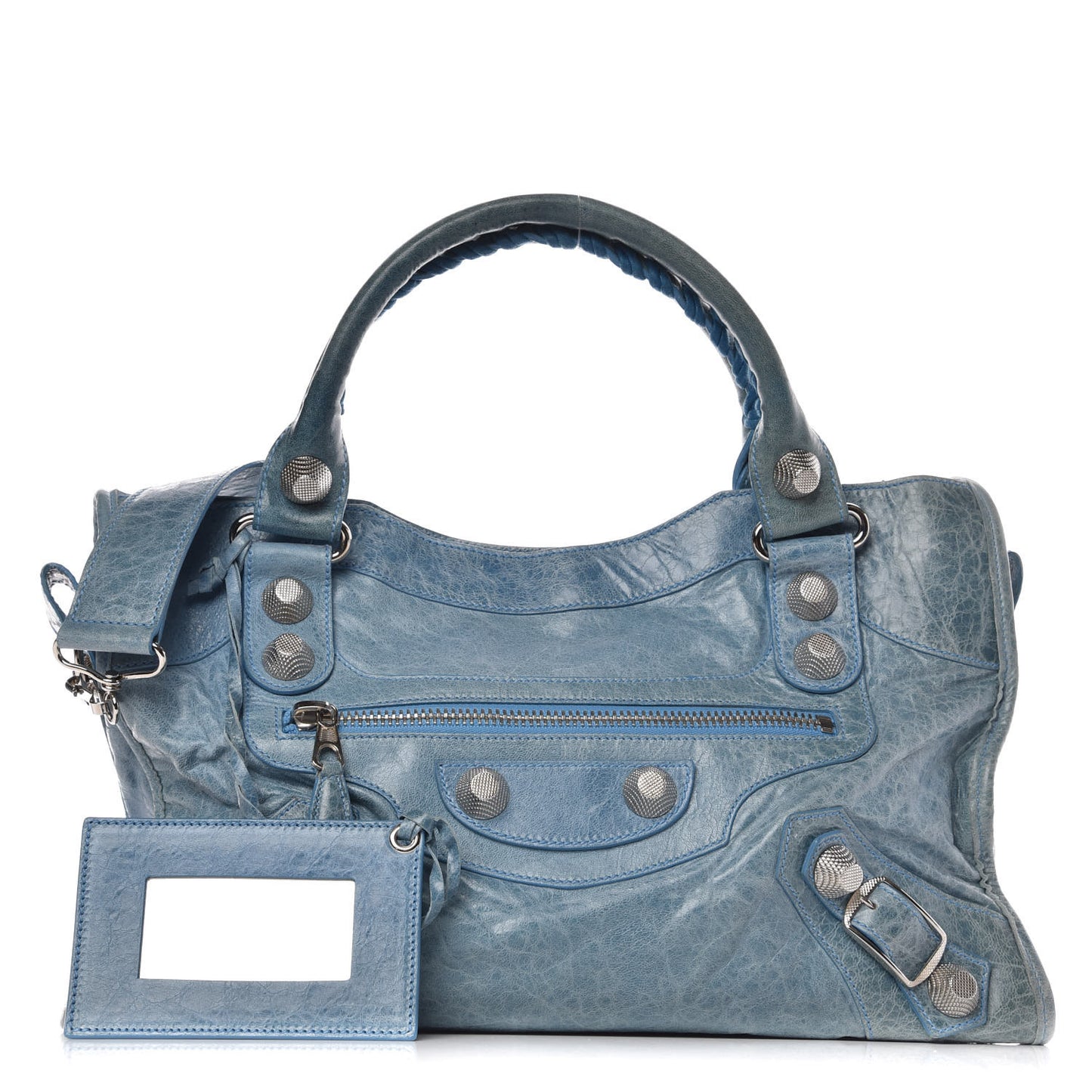 Agneau Giant 21 Silver Hardware City Turquoise