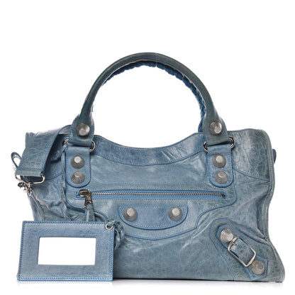 Balenciaga Agneau Giant 21 Silver Hardware City Turquoise 1 of 12
