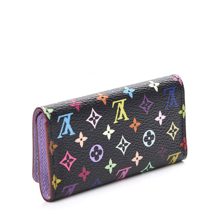 Louis Vuitton Monogram Multicolor Multicles 4 Key Holder Black Violet 3 of 7