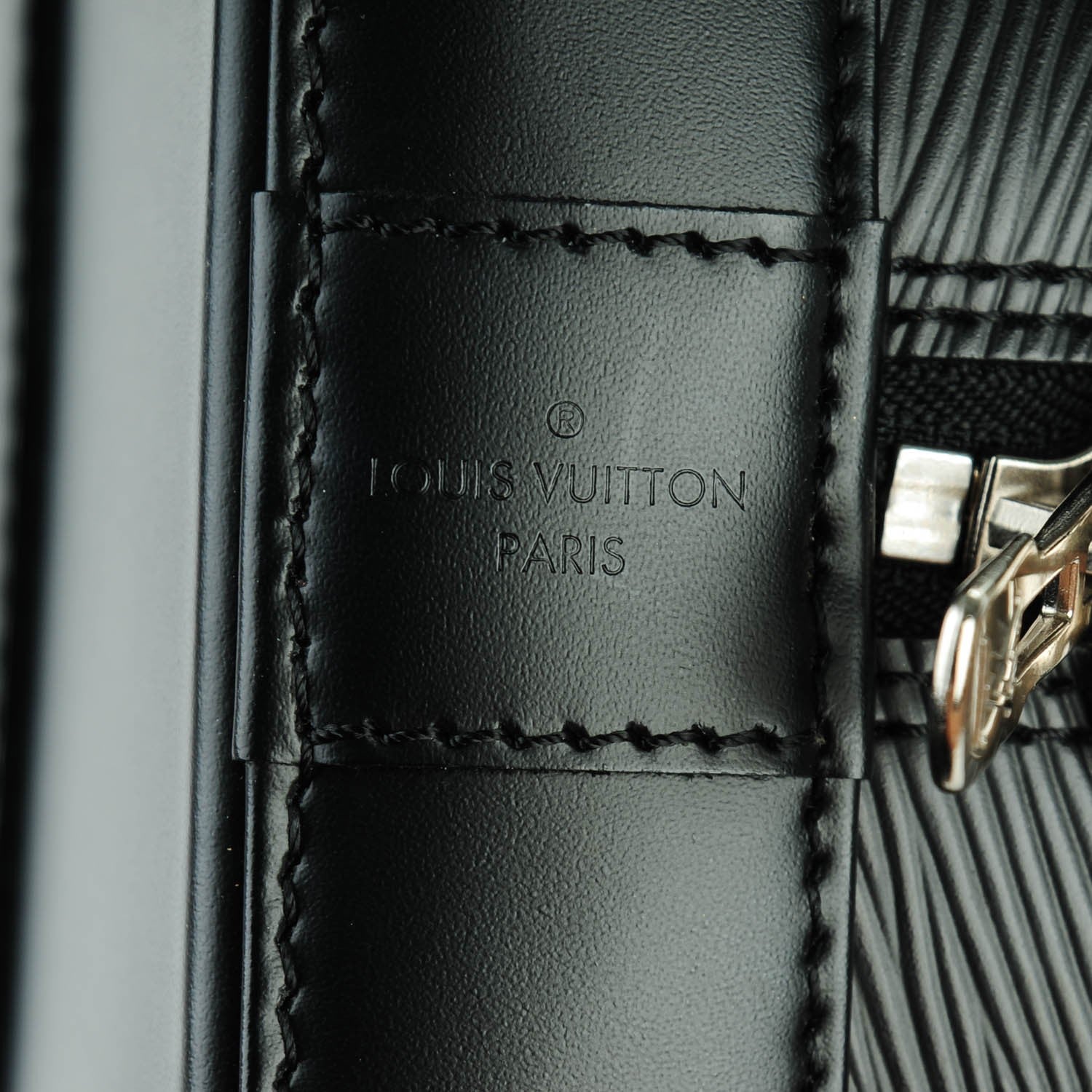 Louis Vuitton Epi Alma GM Black 6 of 7