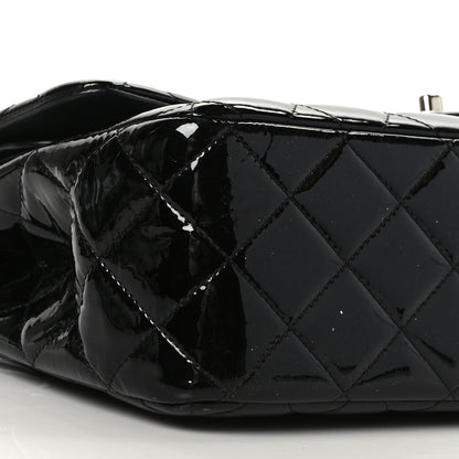 Chanel Patent Quilted Jumbo Double Flap Black 8 of 9