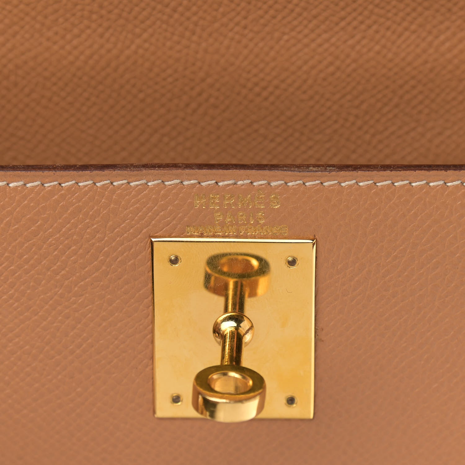 Hermes Courchevel Kelly Sellier 28 Tabac Camel 6 of 14