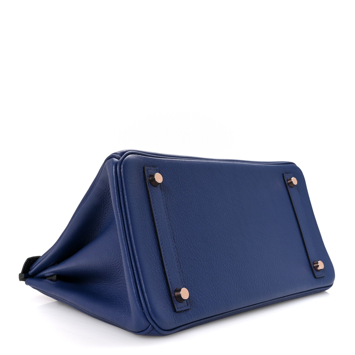 Hermes Taurillon Novillo Matte Alligator Birkin Touch 30 Bleu Saphir Bleu Marine 4 of 12