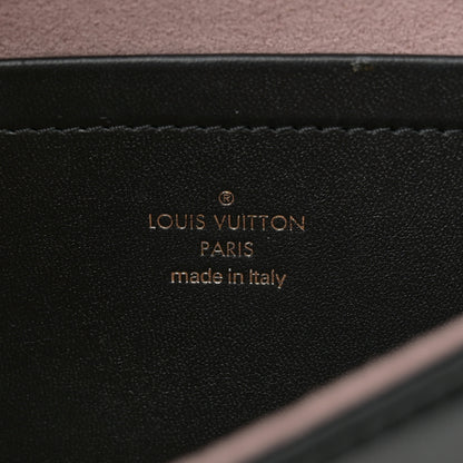Louis Vuitton Lambskin Embossed Monogram Pochette Coussin Black 6 of 10