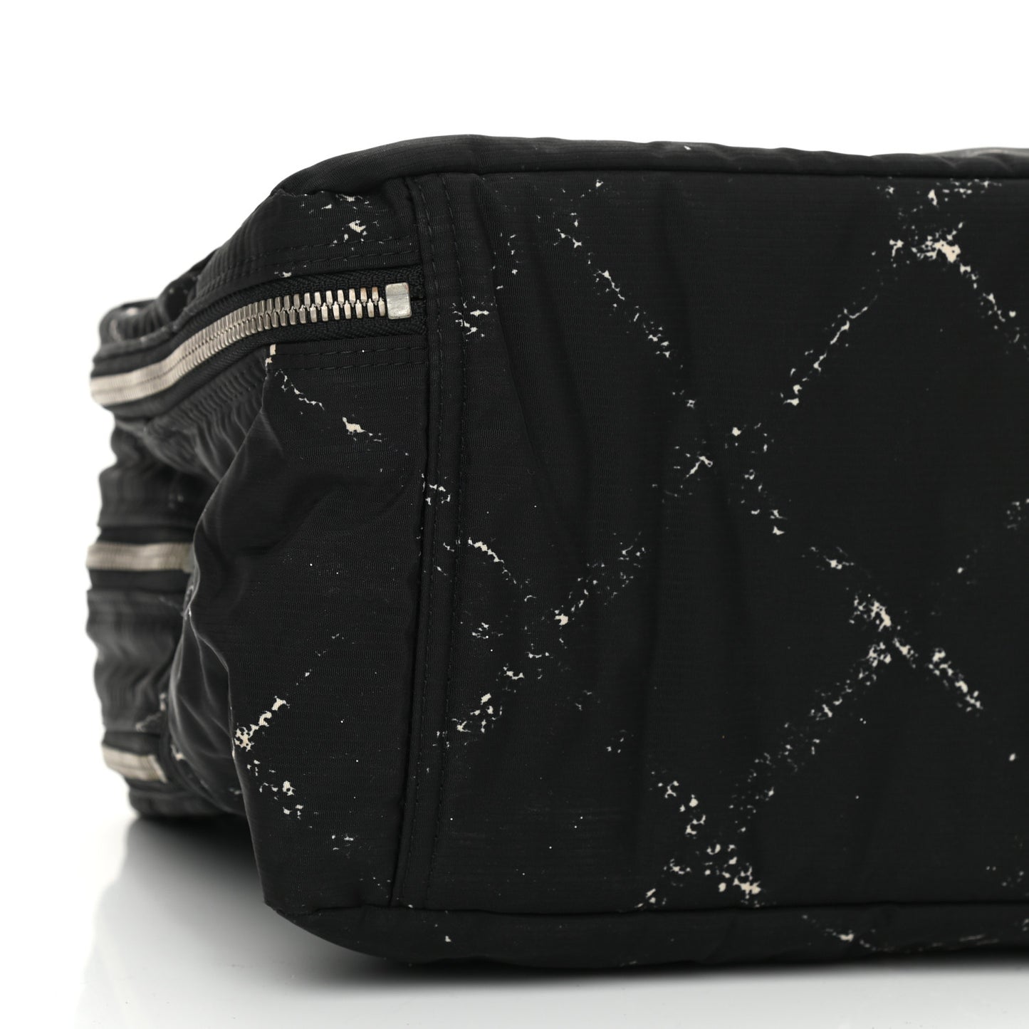 Nylon Travel Duffel Bag Black