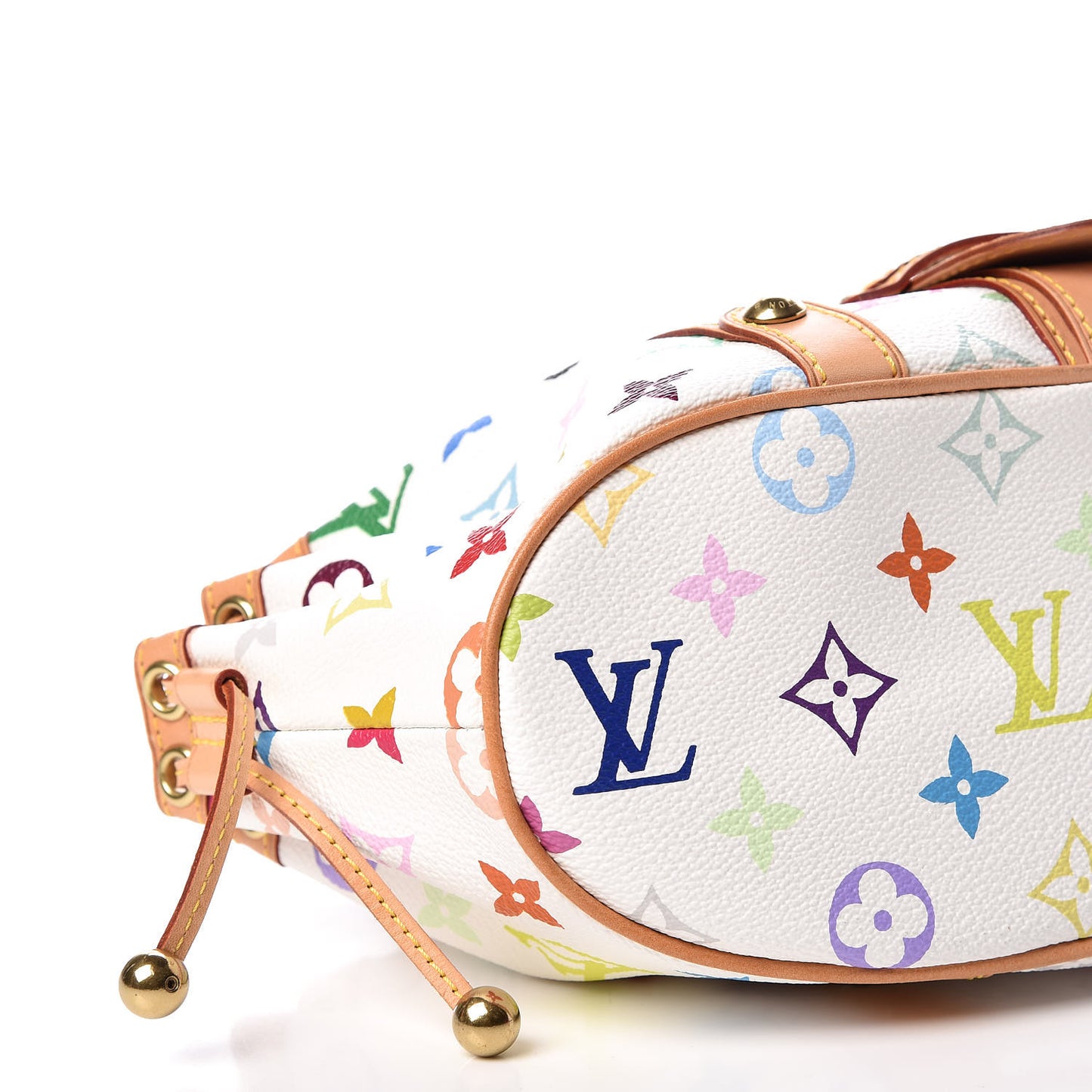 Monogram Multicolor Theda GM White