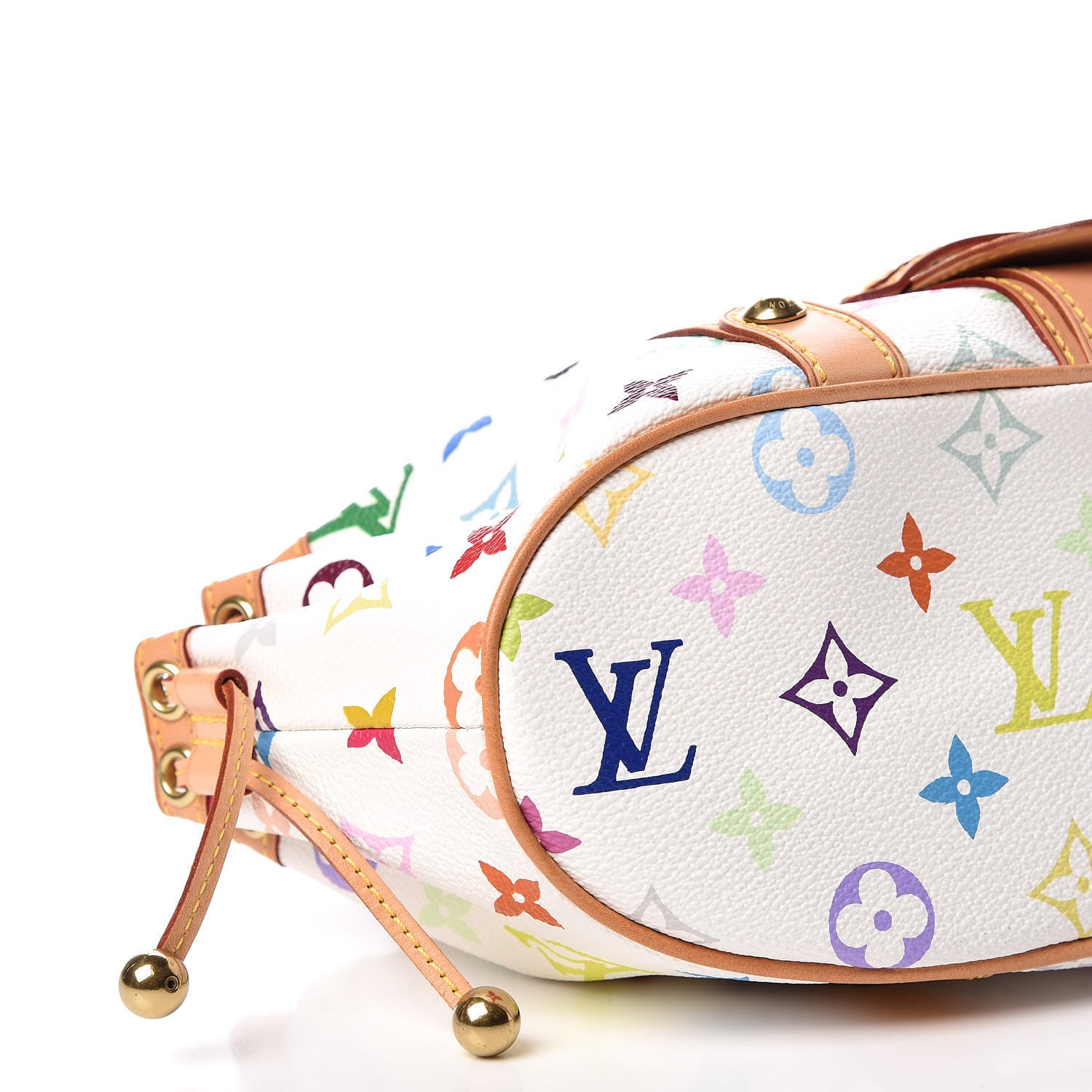 Louis Vuitton Monogram Multicolor Theda GM White 5 of 9