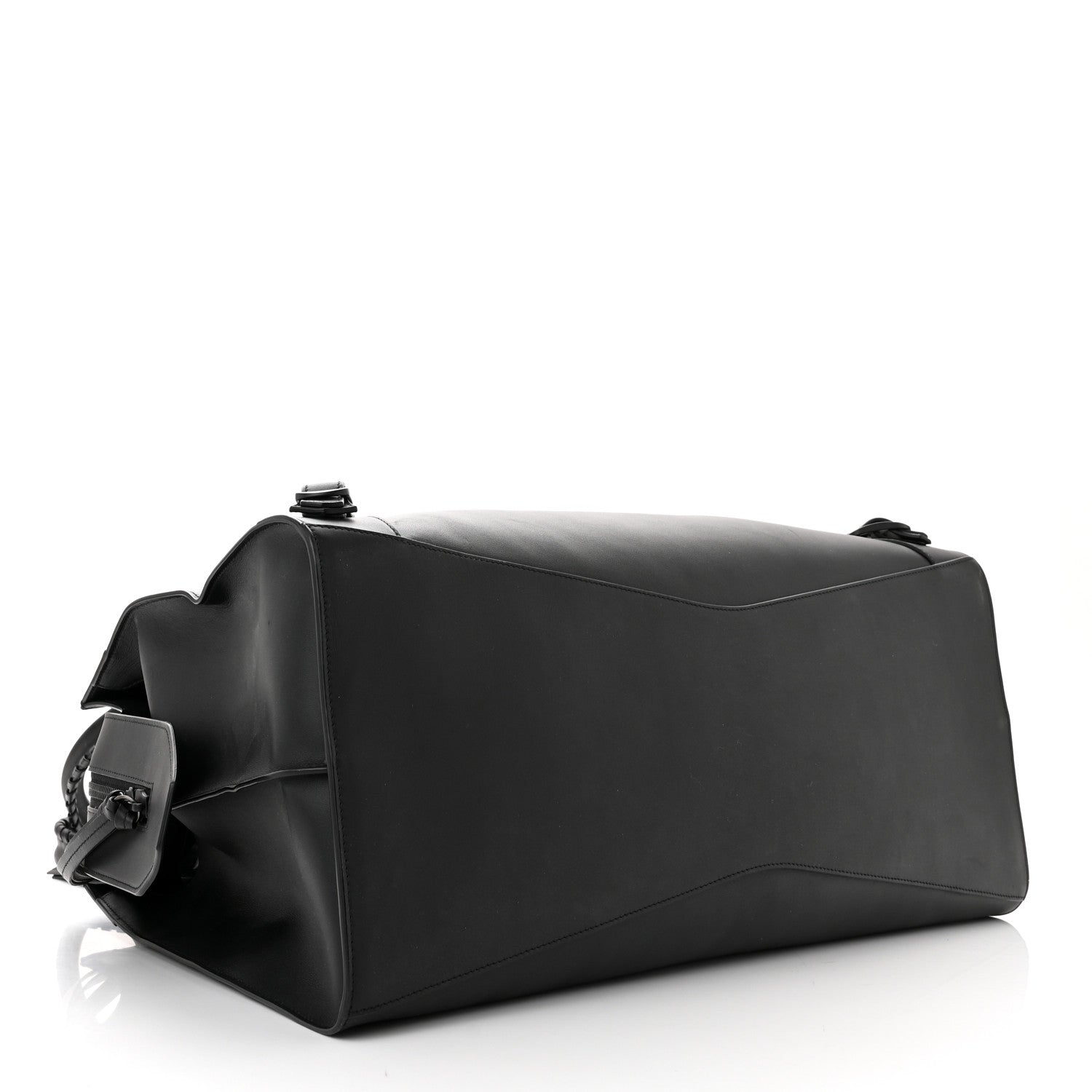 Balenciaga Smooth Calfskin Neo Classic Black Hardware Large Top Handle Bag Black 4 of 10