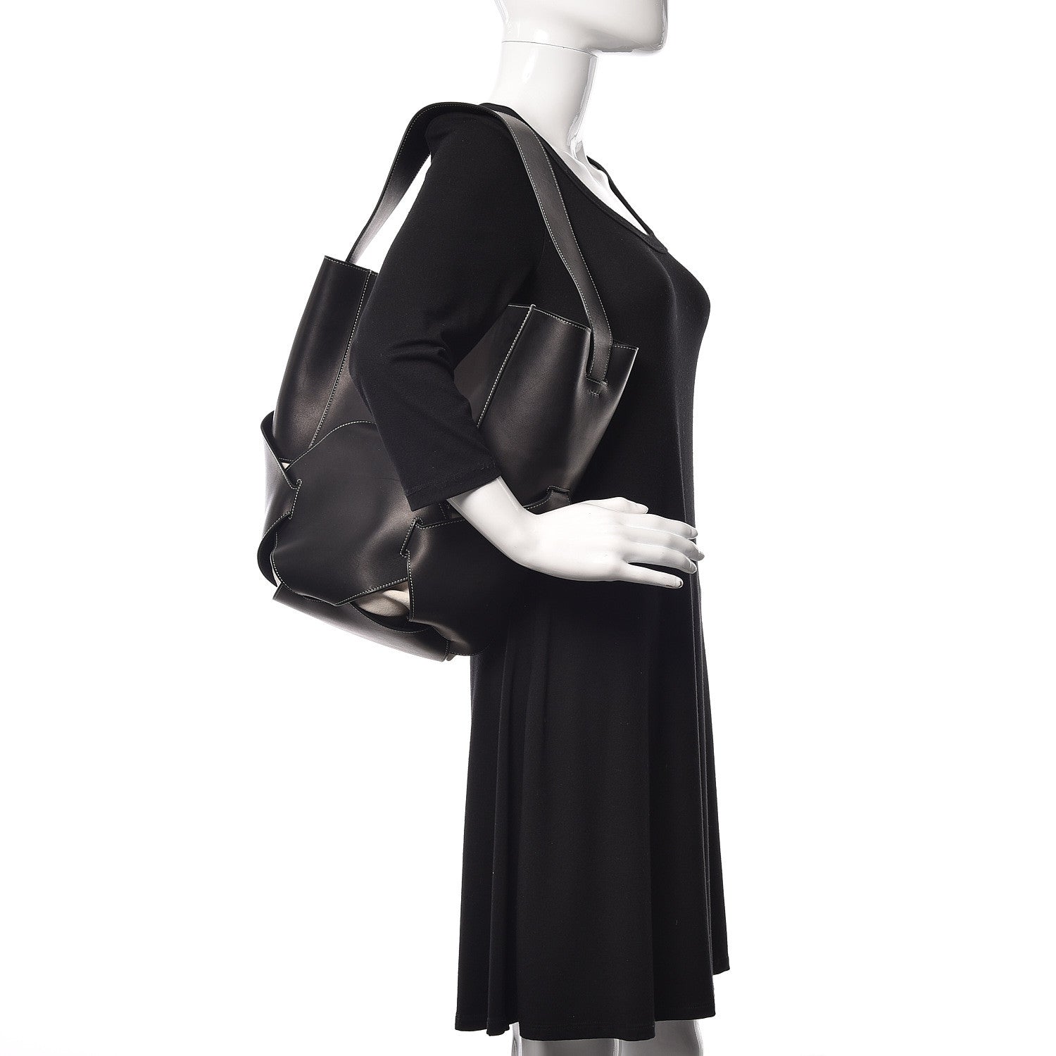 Celine Natural Calfskin Large Holdall Shoulder Bag Black 2 of 11