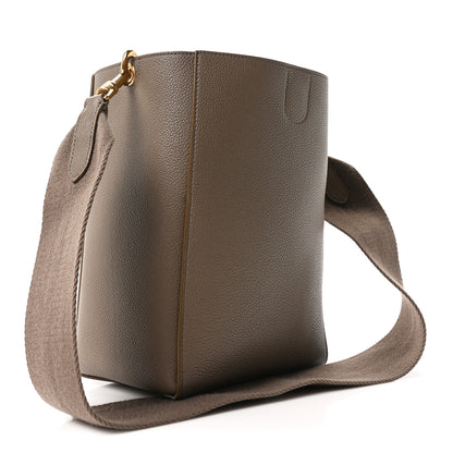 Celine Soft Grained Calfskin Small Sangle Bucket Bag Taupe 3 of 12