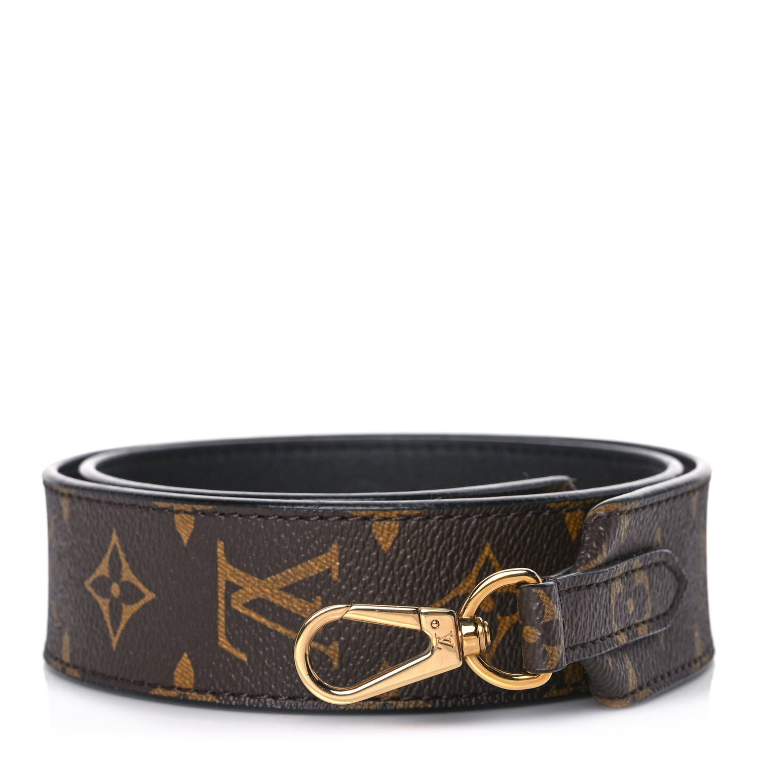 Louis Vuitton Monogram Bandouliere Shoulder Strap Black 1 of 5