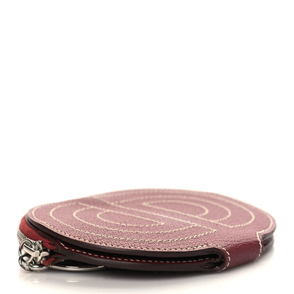 Hermes Chevre Mysore Mini In-The-Loop Card Holder Rouge H 4 of 7