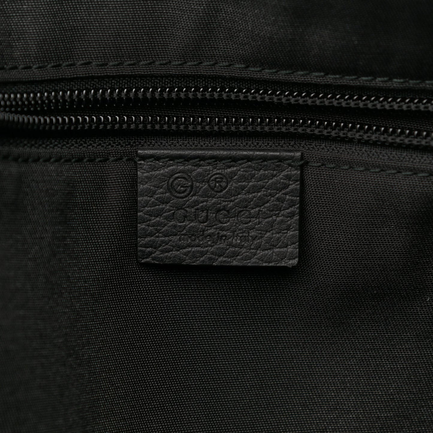 Nylon Diamante Backpack Black