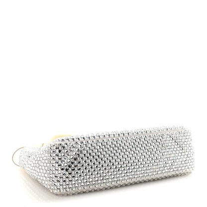 Prada Satin Crystal Mini Re-Edition 2000 Bag White 4 of 9
