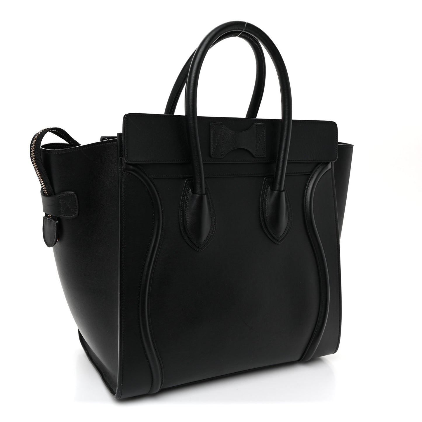 Smooth Calfskin Mini Luggage Black