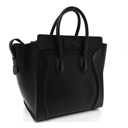 Celine Smooth Calfskin Mini Luggage Black 3 of 12