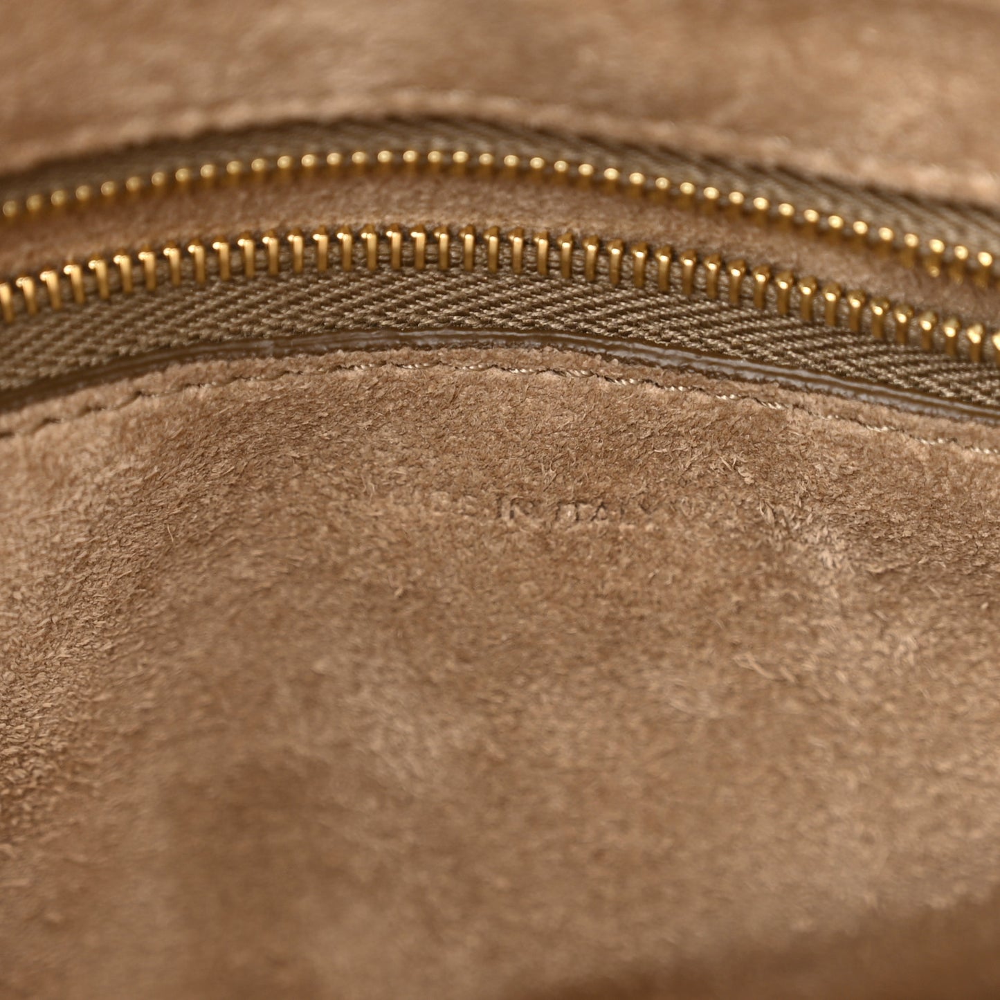 Soft Grained Calfskin Small Sangle Bucket Bag Taupe
