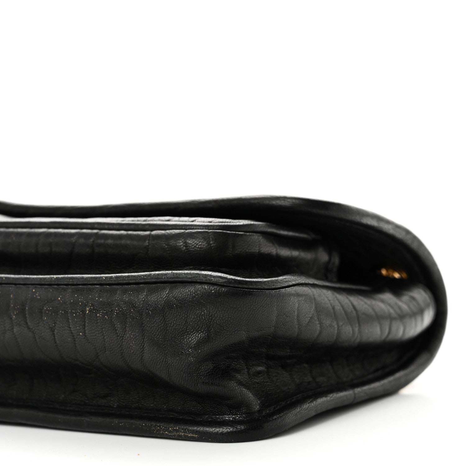 Saint Laurent Grained Lambskin Monogram Mini Niki Chain Satchel Black 9 of 9