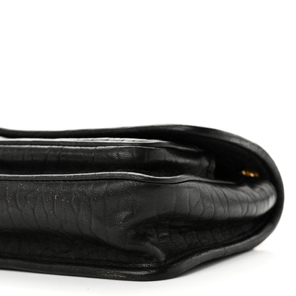 Saint Laurent Grained Lambskin Monogram Mini Niki Chain Satchel Black 9 of 9