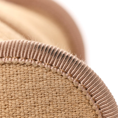 Chanel Canvas Deauville Bowling Bag Beige 17 of 17