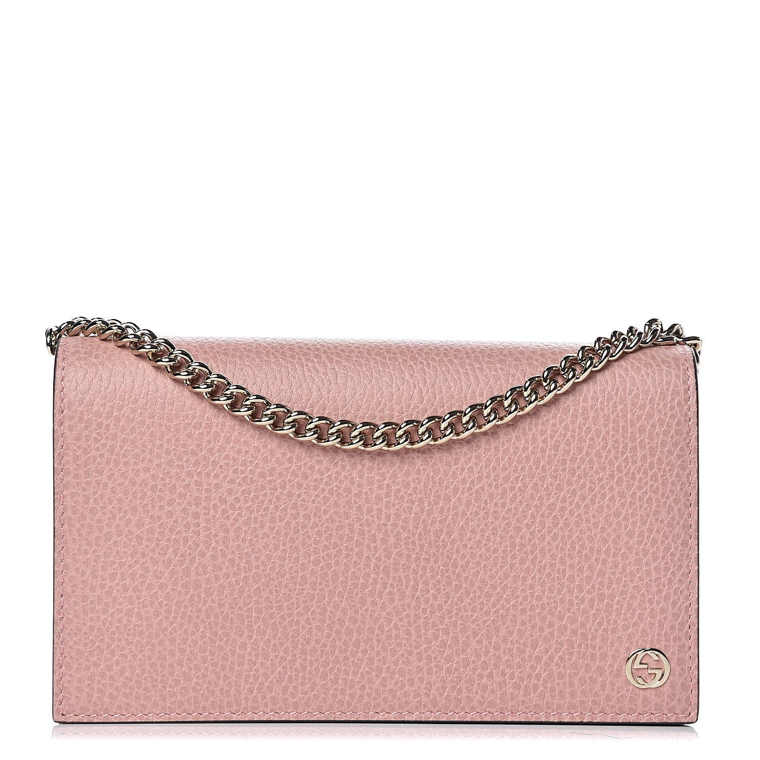 Gucci Dollar Calfskin Medium Betty Chain Wallet Soft Pink 1 of 10