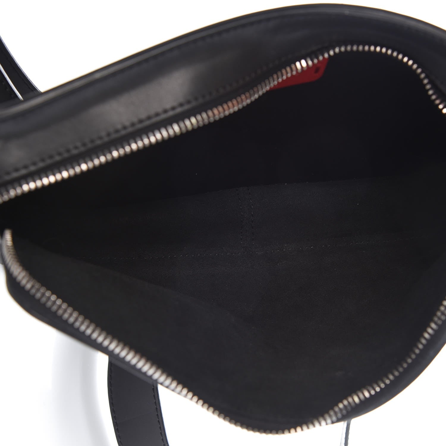 Valentino Garavani Calfskin VLTN Belt Bag Black White 5 of 7