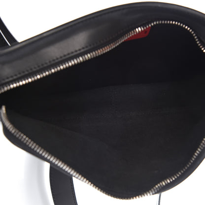 Valentino Garavani Calfskin VLTN Belt Bag Black White 5 of 7
