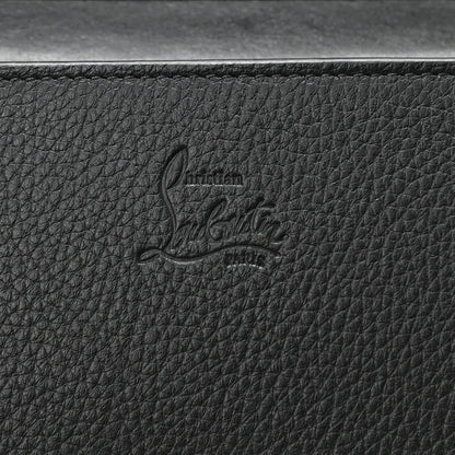 Christian Louboutin Grained Calfskin Spikes Loubinthesky Paloma Wallet On Chain Black Multimetal 6 of 8