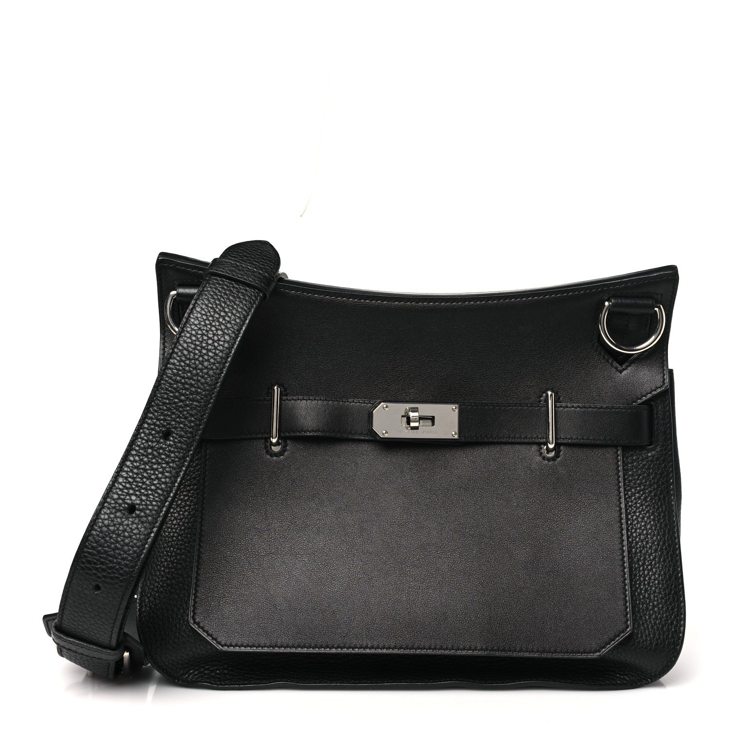 Hermes Taurillon Clemence Swift Jypsiere 31 Black 1 of 10