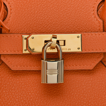 Hermes Togo Birkin 30 Orange 10 of 10
