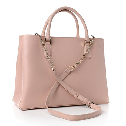 Versace Vitello Top Handle Tote Pink 2 of 4