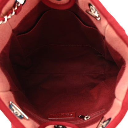 Chanel Canvas Mini Deauville Tote Red 5 of 14