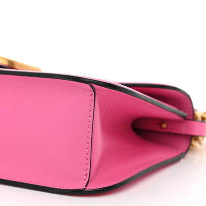 Valentino Garavani Calfskin Vlogo Loco Shoulder Bag Feminine Pink 9 of 9
