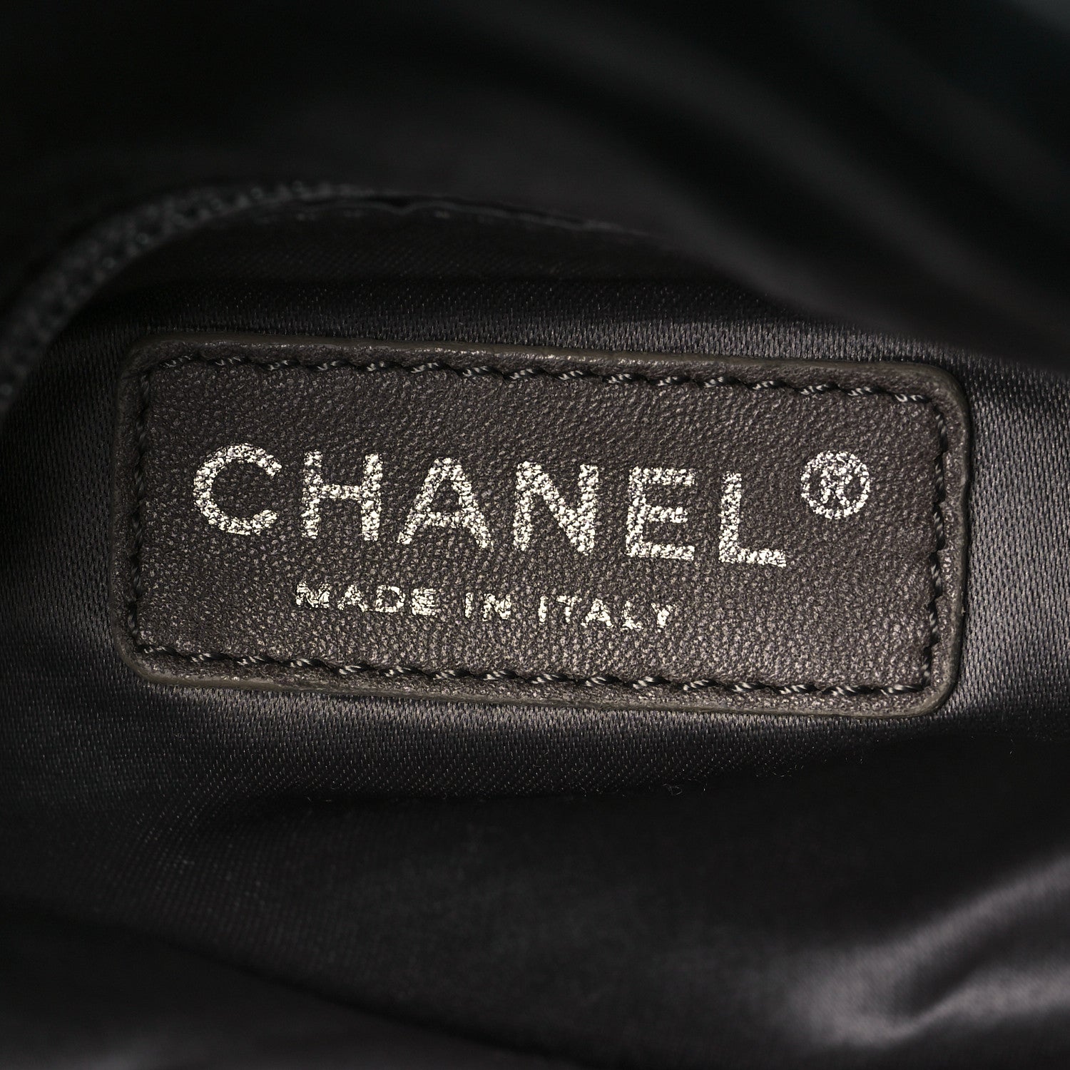 Chanel Lambskin Quilted Mademoiselle Lock Tote Black 6 of 7